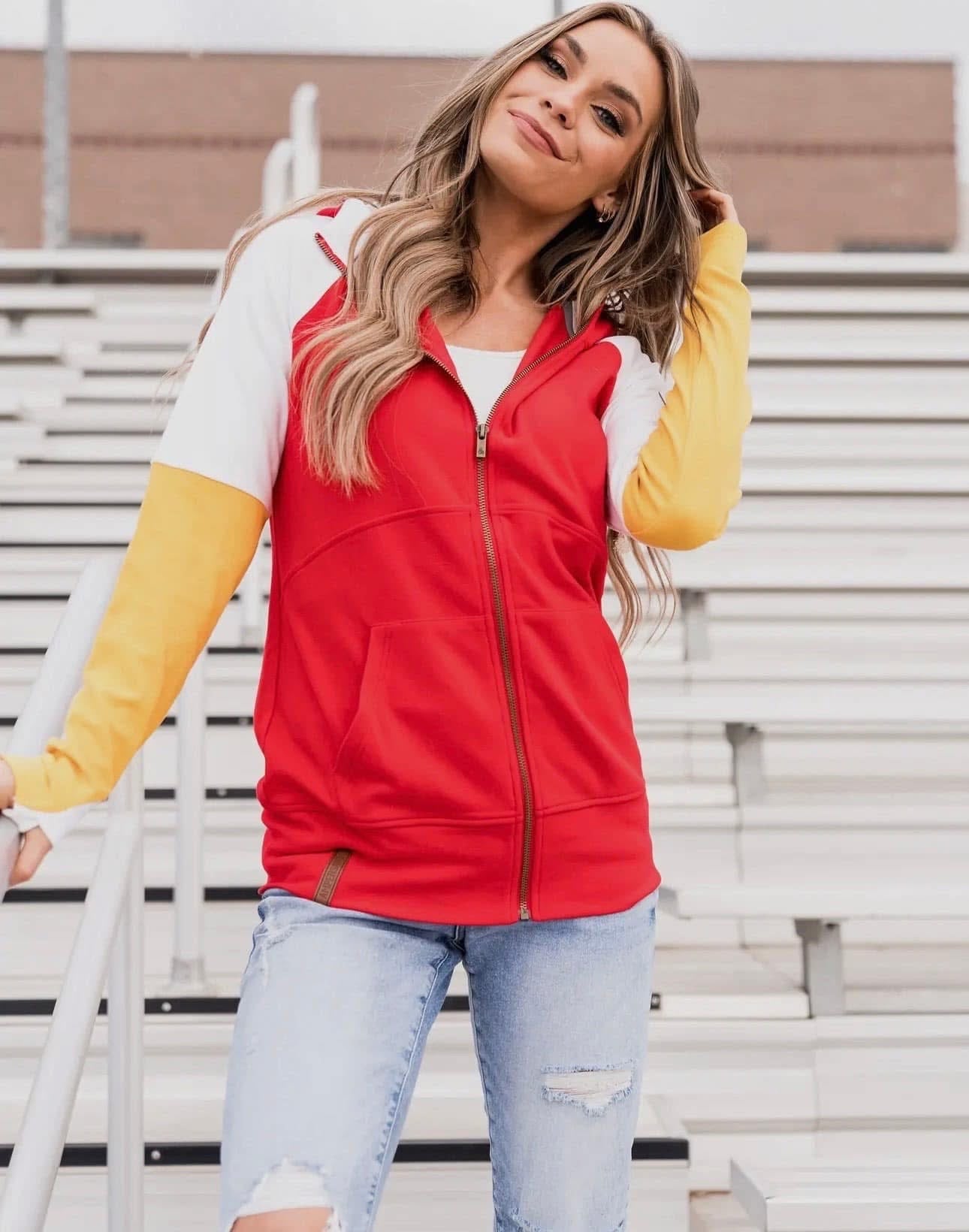 Kansas city full zip sweatshirts