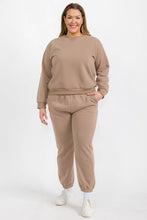 Plus Size Classic Poly Fleece Crewneck Pullover: Red / 1X