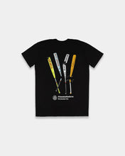Bat Bros Broken Bat T-Shirt (Black) - Youth: YL