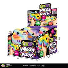 Fun Doh MEGA 5-in Tie Dye Duck Squishy Toy - 8pc Display: Wholesale Price