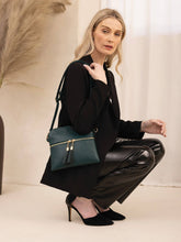 M1785 Tara Double Zip Crossbody Bag/Wristlet: Bubblegum