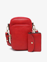 Parker 3 Compartment Crossbody w/ Pouch | M2080 : Cocoa Pearl