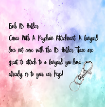 Custom Design Request ID Badge Holder, School ID, Work ID: Vertical