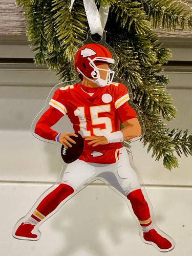 Kansas City Acrylic Ornaments: Mahomes