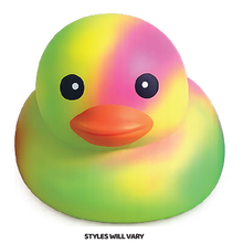 Fun Doh MEGA 5-in Tie Dye Duck Squishy Toy - 8pc Display: Wholesale Price
