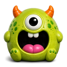 Fun Doh JUMBO Halloween Monsters Squishy Toy - 6/Display: Wholesale Price