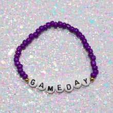 Gameday Beaded Bracelets: Red GAMEDAY