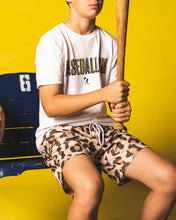 Wild Pitch Diamond Air Mesh Shorts (Leopard) - Youth: Youth Medium
