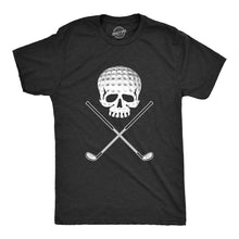 Golf Jolly Roger Men's T Shirt: Heather Black / L