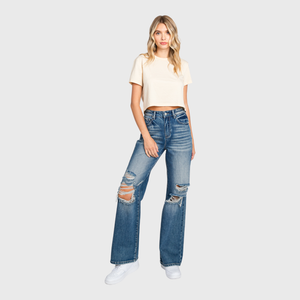 HIGH RISE RIGID VINTAGE FLARE