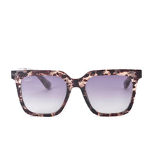 Dani- Women’s Square Sunglasses – Oversized : Grey Cheetah