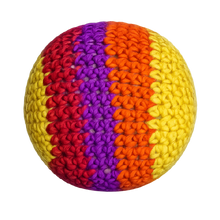 Extreme Retro Hand-Knitted Kick Pouch Footbag - 12/Display: Wholesale Price