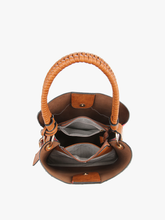 M1895 Olivia Animal Print Contrast Hobo: Dark Mauve