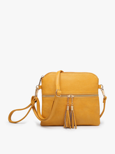 M1785 Tara Double Zip Crossbody Bag/Wristlet: Bubblegum