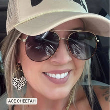 ACE - Unisex Aviator Sunglasses – Polarized Hair-Friendly: Smokeshow