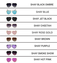 SHAY - Women's Polarized Large Hair Friendly Aviator: Purple