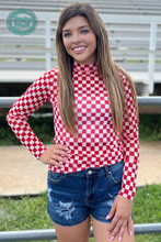 Pep Rally Mesh Top Red: 3X