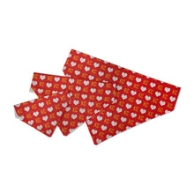 KC Heart Dog Bandana: L