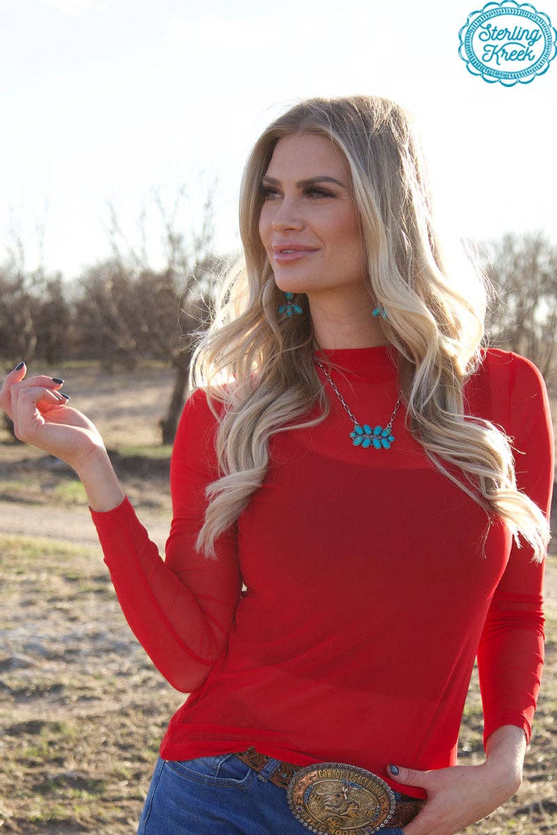 Meshed Out Red: 2X