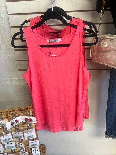 Pink Tiffany tank