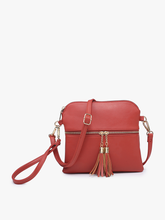 M1785 Tara Double Zip Crossbody Bag/Wristlet: Bubblegum