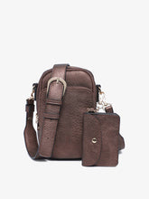Parker 3 Compartment Crossbody w/ Pouch | M2080 : Red
