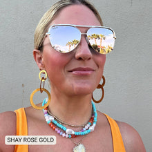 SHAY - Women's Polarized Large Hair Friendly Aviator: Smokeshow