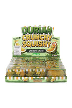 Durian Fruit Crunchy Bead Slime Filled TPR Squishy: GREEN/YELLOW / ONE SIZE