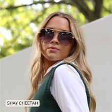 SHAY - Women's Polarized Large Hair Friendly Aviator: Purple