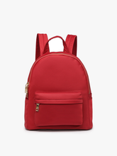 BP2172 Phina Backpack w/ Front Zip Pocket: Hot Pink