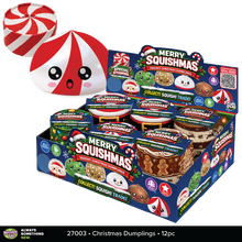 Fun Doh Christmas Dumpling Squishy Toy 12pc Holiday Display: Wholesale Price