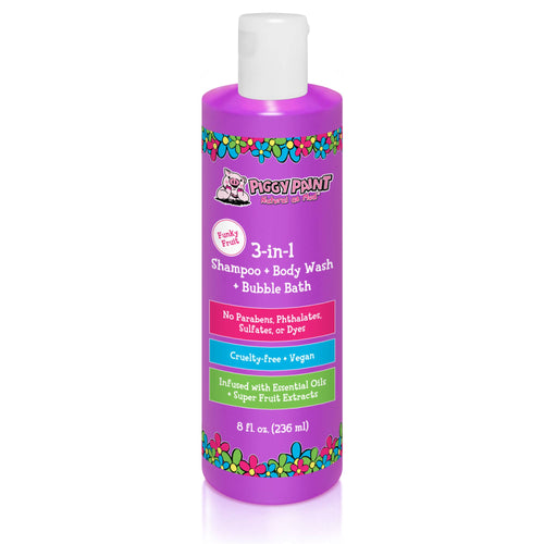 3-in-1 Shampoo + Body Wash + Bubble Bath