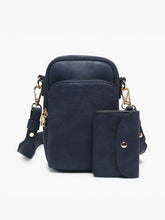 Parker 3 Compartment Crossbody w/ Pouch | M2080 : Cocoa Pearl
