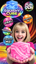 Fun Doh Swirl Squishy Cubes Viral Assortment - 12/Display: Wholesale Price