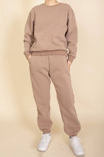Classic Poly Fleece Crewneck Pullover: BLACK / M