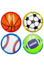 Sports Ball Print LED Light-Up Yo-Yo Toy: ASSORTED / ONE SIZE