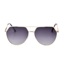 Ritz - Unisex Polarized Large Hair Friendly Aviator: Black Ombré