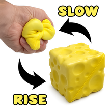 Fun Doh Slow Rise Cheese Squishies | Viral Sensory Display: Wholesale Price