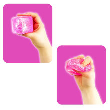 Fun Doh Squish & Squeeze Sparkle Cube Fidget Toy- 12/Display: Wholesale Price