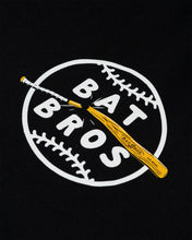Bat Bros Broken Bat T-Shirt (Black) - Youth: YL