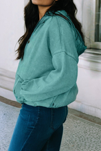 LDC Solid Casual Long Sleeve Hoodie: Elmwood / L