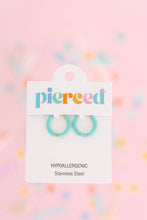 Colored Huggies Earrings: White