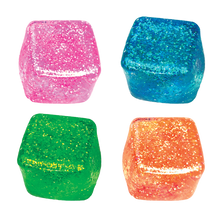 Fun Doh Glow in the Dark Squishy Sparkle Cube - 12/Display: Wholesale Price