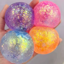 Glitter Maltose Squishy Stress Ball: Random