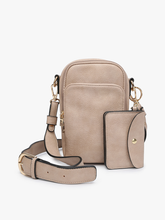 Parker 3 Compartment Crossbody w/ Pouch | M2080 : Cocoa Pearl