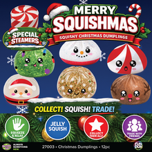 Fun Doh Christmas Dumpling Squishy Toy 12pc Holiday Display: Wholesale Price