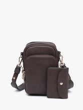Parker 3 Compartment Crossbody w/ Pouch | M2080 : Red
