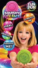 Fun Doh Fuzzy Face Squishy Sensory Toy Variety - 12/Display: Wholesale Price