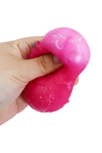 Pink Dragon Fruit Crunchy Bead Soft Slime Filled TPR Squishy: PINK / ONE SIZE