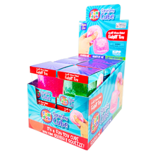 Fun Doh Squish & Squeeze Sparkle Cube Fidget Toy- 12/Display: Wholesale Price
